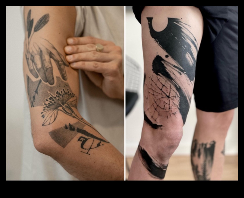 Abstract Inkscapes: inspirații neconvenționale pentru design de tatuaje