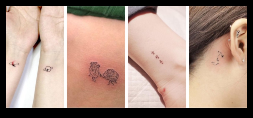 Minunății minimaliste: idei șic și simple de tatuaje